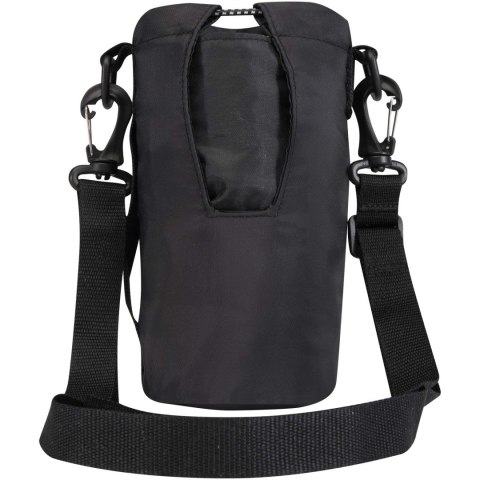 Trip Aware™, torba na butelki wykonana z materiałów z recyklingu, 2 l czarny