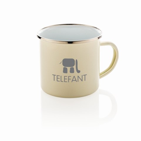 Emaliowany kubek 350 ml w stylu vintage