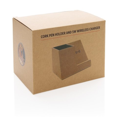 Ładowarka bezprzewodowa 5W, organizer na biurko