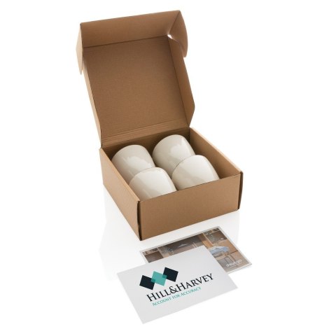 Zestaw kubków ceramicznych 120 ml Ukiyo, 4 el.