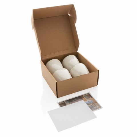 Zestaw kubków ceramicznych 120 ml Ukiyo, 4 el.