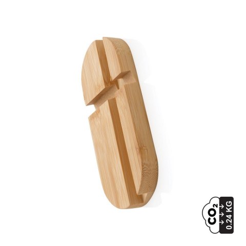 Bambusowy stojak na telefon, tablet