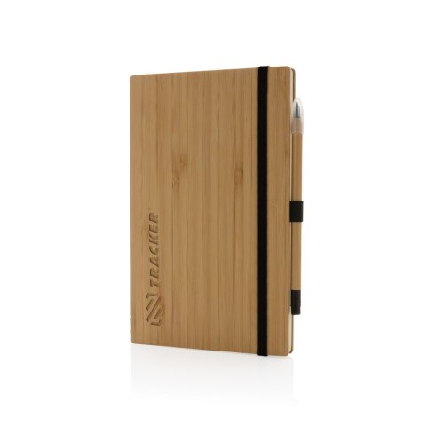 Bambusowy notatnik z ołówkiem Infinity
