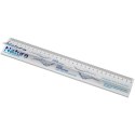 Sticky-Mate® recycled sticky notes with printed 30 cm ruler biały