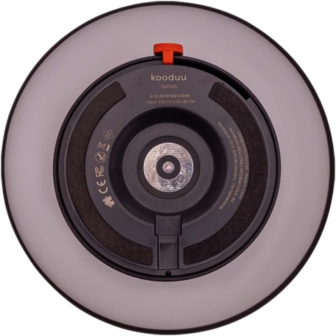 Kooduu Sensa Play przenośny głośnik JBL i lampa antracyt