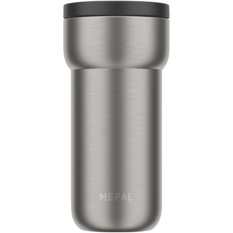 Mepal Ellipse kubek termiczny ze stali nierdzewnej o pojemności 375 ml czarny