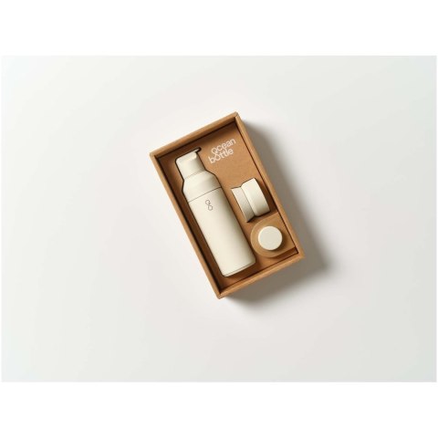 Ocean Bottle zestaw upominkowy 3 w 1 o pojemności 500 ml sandstone