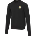 Yukon sweter sportowy typu unisex z dzianiny interlock z okrągłym dekoltem czarny