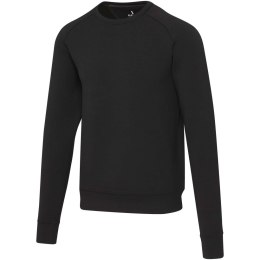 Yukon sweter sportowy typu unisex z dzianiny interlock z okrągłym dekoltem czarny