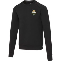 Yukon sweter sportowy typu unisex z dzianiny interlock z okrągłym dekoltem czarny
