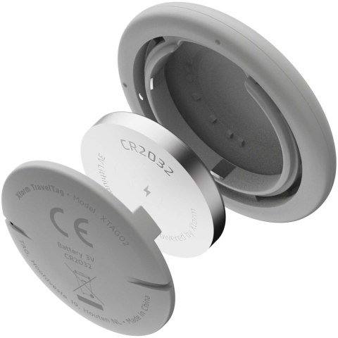 Xtorm XTAG2A0 wodoodporna zawieszka podróżna ash white melange