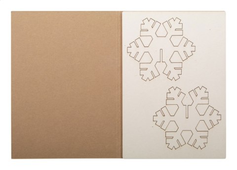 Creax Eco karta/kartka świąteczna - płatek śniegu