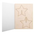CreaX karta świąteczna, gwiazda