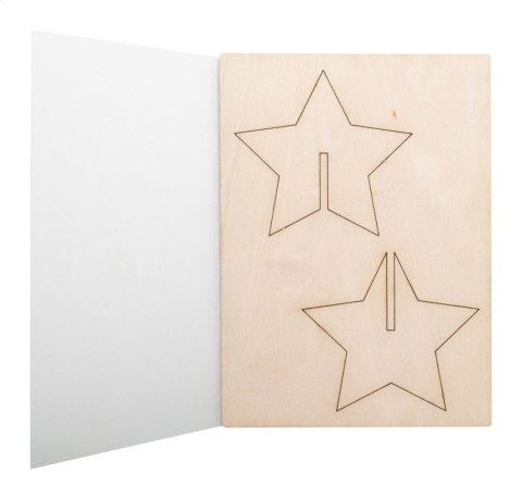 CreaX karta świąteczna, gwiazda