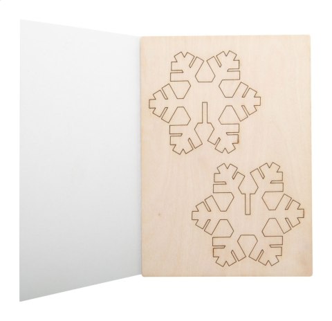 CreaX karta świąteczna, śnieżynka