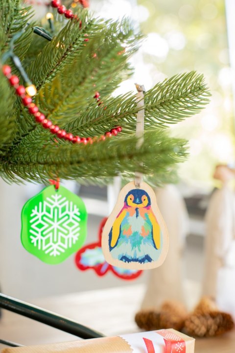 CreaJul Wood personalizowana ozdoba choinkowa