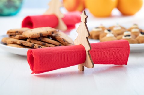 Julmiddag zestaw pierścieni na serwetki