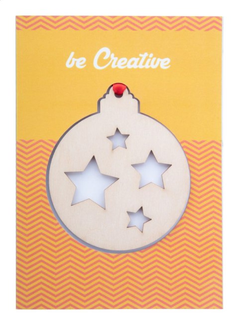 TreeCard karta świąteczna, bombka