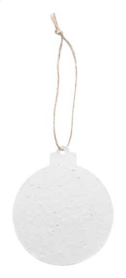 CreaJul Seed niestandardowa ozdoba choinkowa z papieru siewnego, okrągła