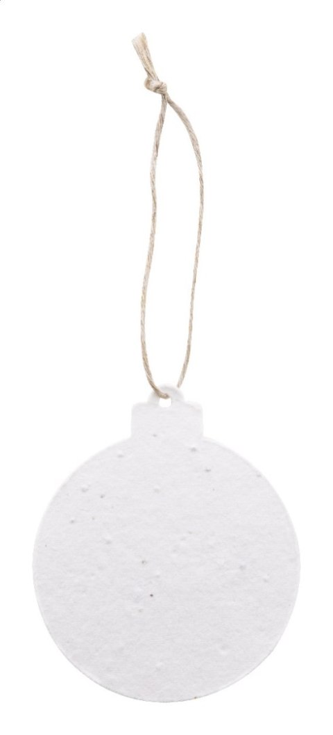 CreaJul Seed niestandardowa ozdoba choinkowa z papieru siewnego, okrągła