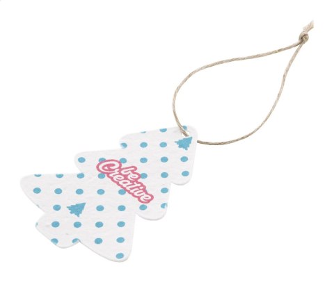 CreaJul Seed niestandardowa ozdoba choinkowa z papieru z nasionami, choinka