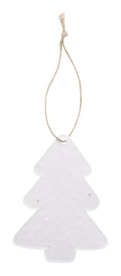 CreaJul Seed niestandardowa ozdoba choinkowa z papieru z nasionami, choinka