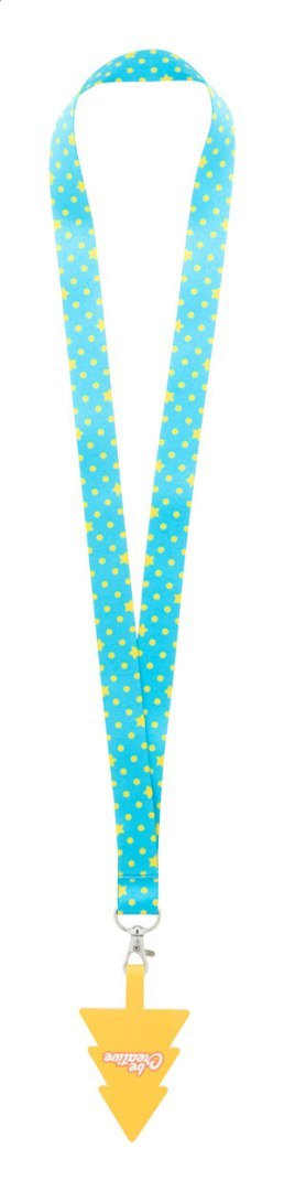 Subyard Mobile Xmas personalizowana smycz RPET z uchwytem na telefon