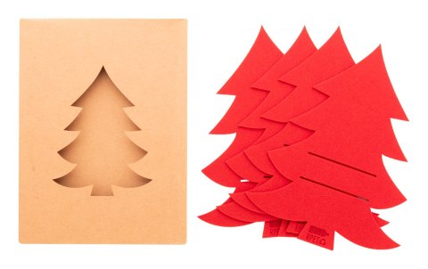 Tonsvik zestaw świątecznych uchwytów RPET na sztućce