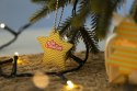 CreaFelt Key Xmas niestandardowy brelok świąteczny, gwiazda