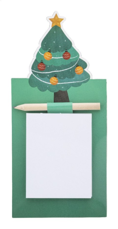 Julliste Świąteczny notatnik magnetyczny, choinka