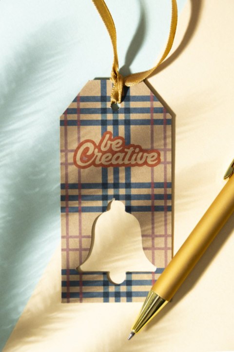 PrinTag Plus Eco niestandardowa zawieszka na prezent, dzwonek