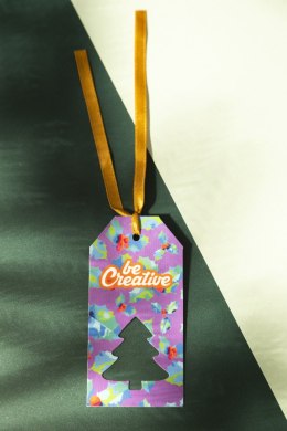 PrinTag Plus niestandardowa zawieszka na prezent, choinka