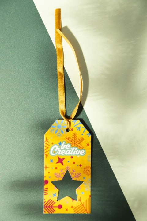 PrinTag Plus niestandardowa zawieszka na prezent, gwiazda