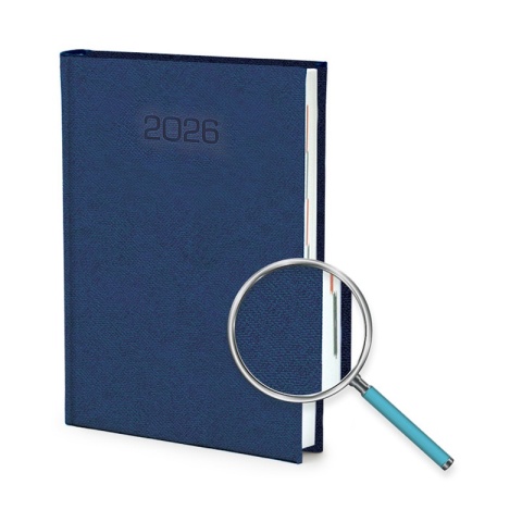 Kalendarz książkowy A5 Dzienny Blue