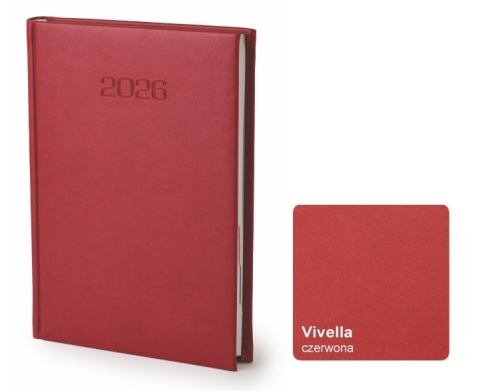 Kalendarz książkowy B5 Dzienny Plus Vivella