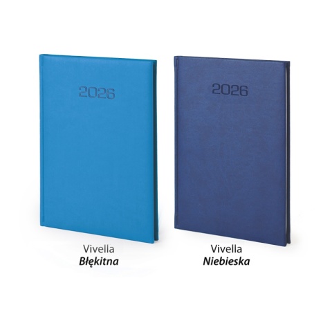 Kalendarz książkowy B5 Tygodniowy Blue Vivella