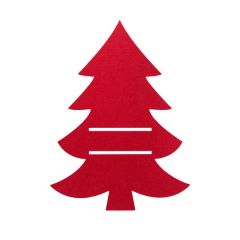 Filcowe kieszonki na sztućce Tweegy, czerwony