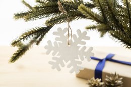 Joulox Ozdoba choinkowa RPET, płatek śniegu