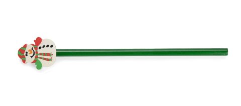 OŁÓWEK z gumką CHRISTMAS - Bałwan