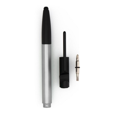 Długopis wielofunkcyjny, touch pen, stojak na telefon, czyścik do ekranu, linijka, śrubokręty | Tonu