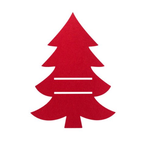 Filcowe kieszonki na sztućce Tweegy, czerwony