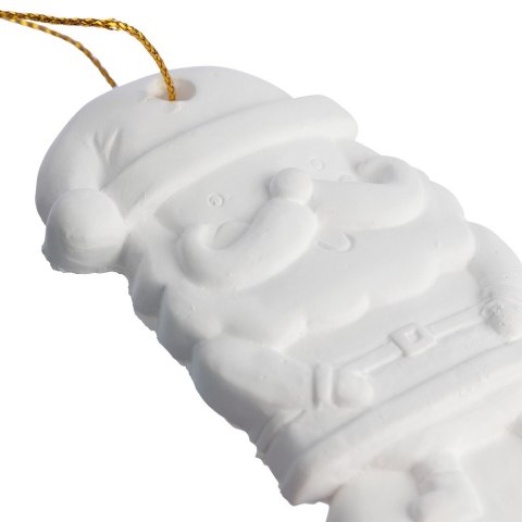 Święty Mikołaj do malowania, farbki i pędzelek