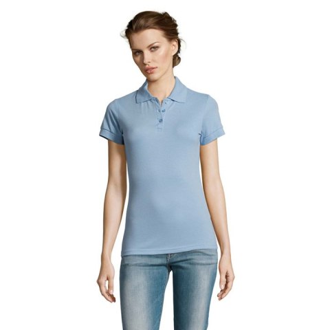 PRIME Damskie POLO 200g sky blue XXL (S00573-SP-XXL)