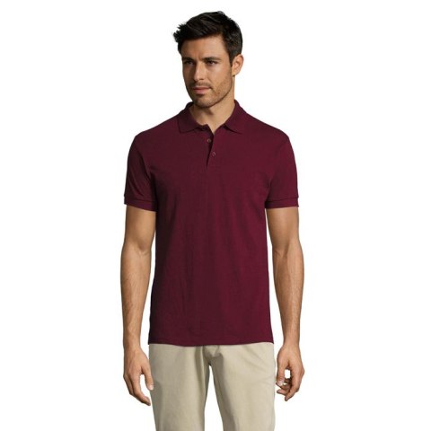 PRIME Męskie polo 200g Burgundy 4XL (S00571-BG-4XL)