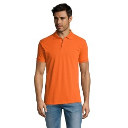 PRIME Męskie polo 200g Pomarańczowy 4XL (S00571-OR-4XL)