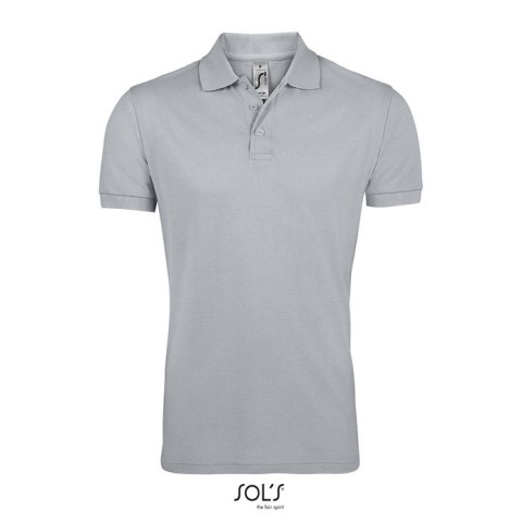 PRIME Męskie polo 200g pure grey 4XL (S00571-PG-4XL)
