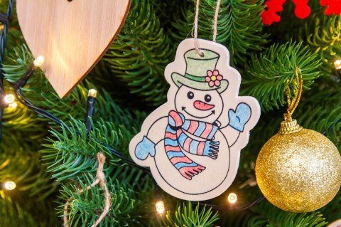 Sormela ozdoby choinkowe do kolorowania