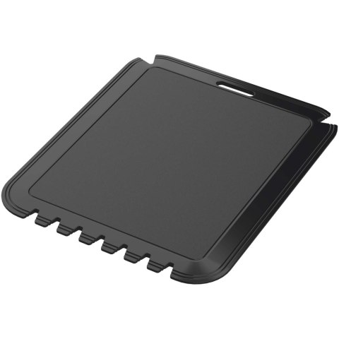 Thrym prostokątna skrobaczka do lodu wykonana z tworzyw sztucznych pochodzących z recyklingu czarny