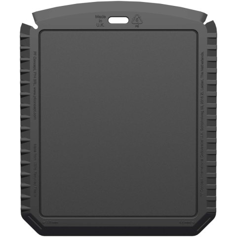 Thrym prostokątna skrobaczka do lodu wykonana z tworzyw sztucznych pochodzących z recyklingu czarny