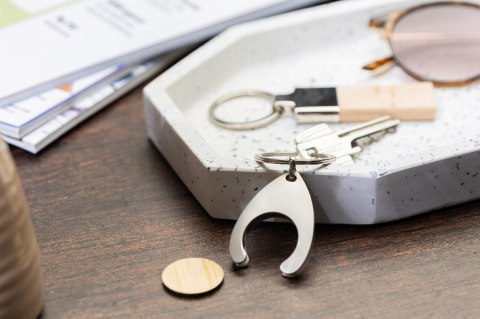 Zoinc brelok do kluczy z żetonem na wózek